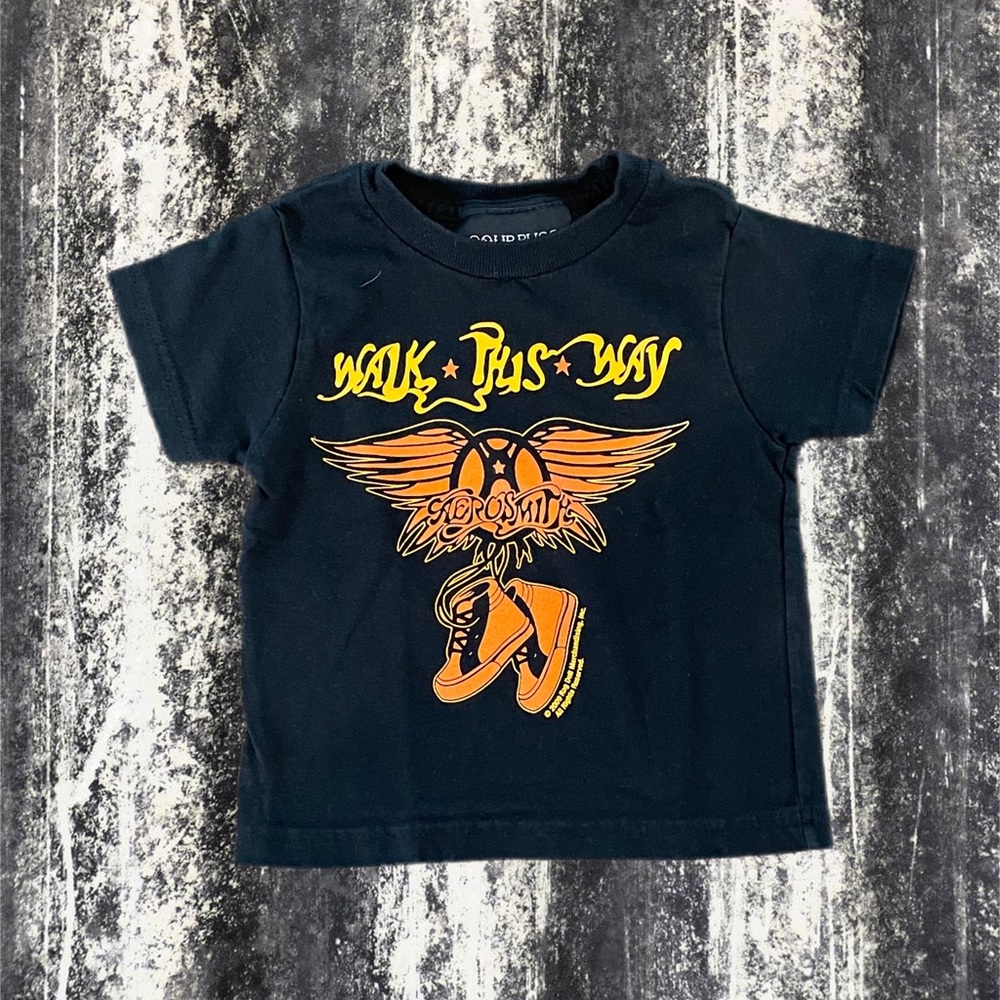 Aerosmith Walk This Way Short Sleeve Shirt Size 2 from Sourpuss